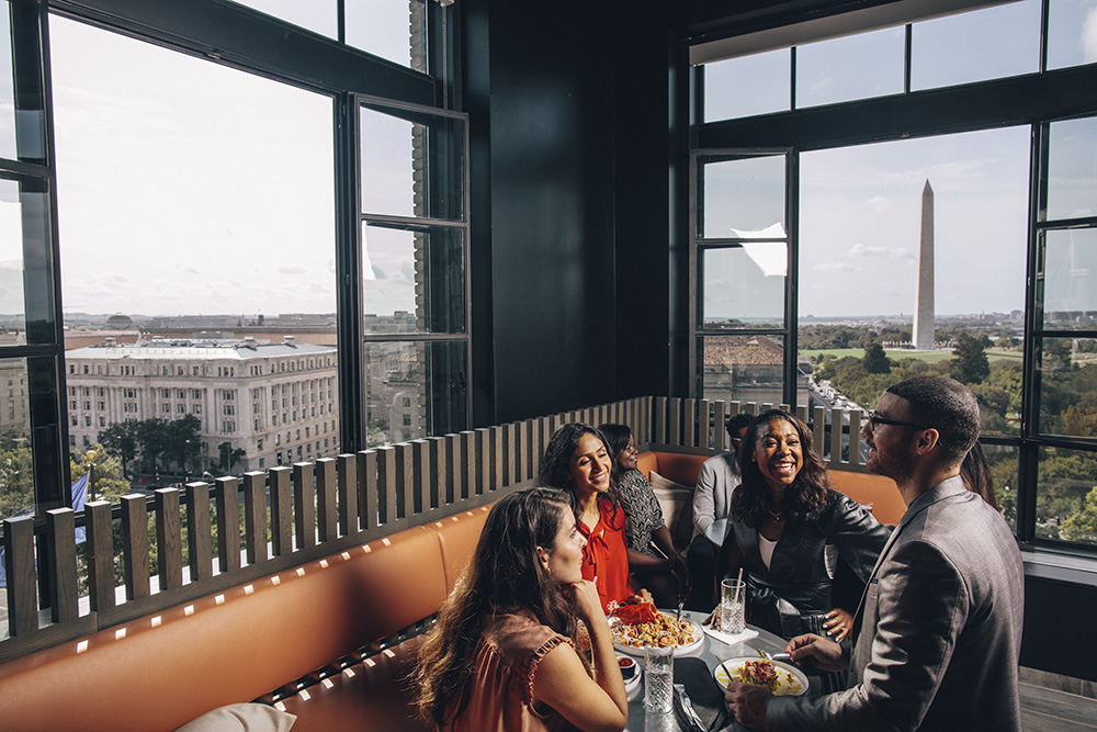 Group at the Hotel Rooftop