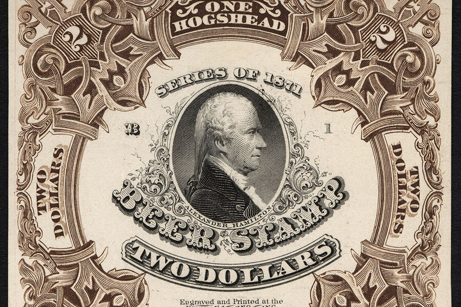 NPM Alexander Hamilton Stamp