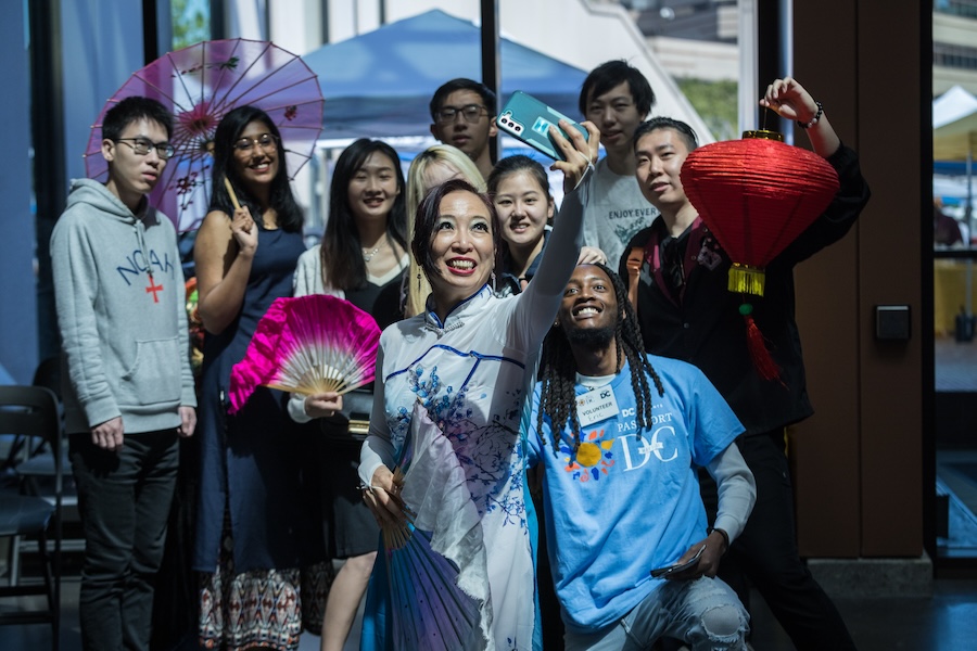 passport dc performer embassies selfie photo