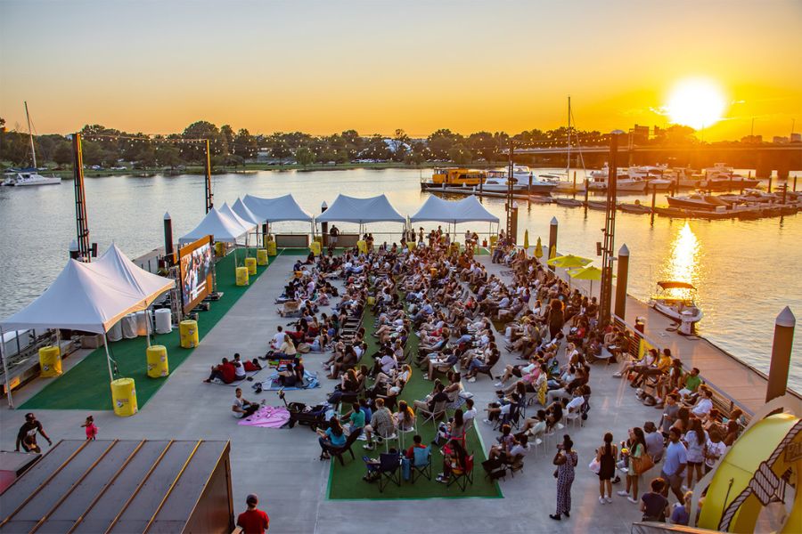 Sunset Cinema at The Wharf