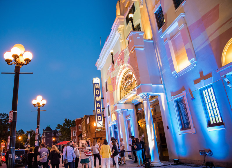 Crowd Outside Historic Howard Theatre in Shaw - Events in Washington, DC