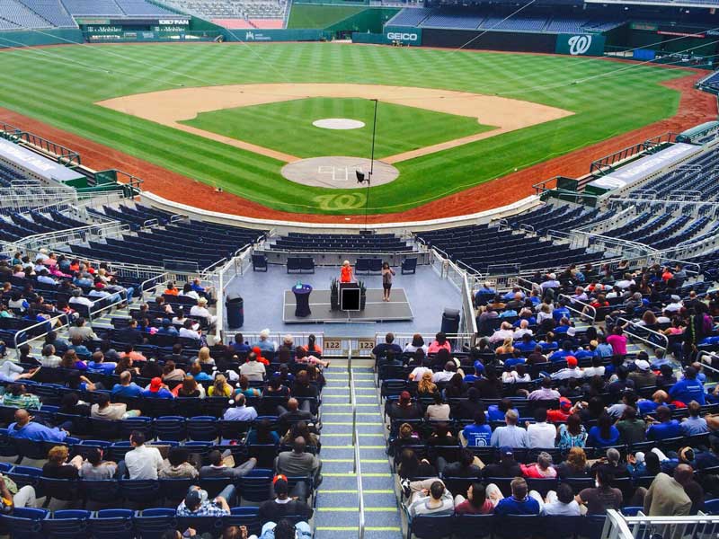 Outdoor event at Nationals Park on the Capitol Riverfront - Great outdoor event space in Washington, DC