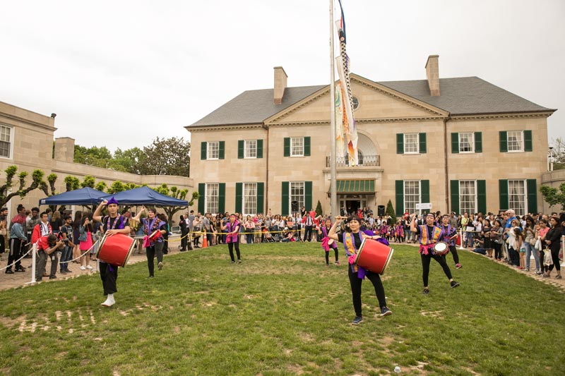 Cultural dancing demonstration during Passport DC - International experiences in Washington, DC