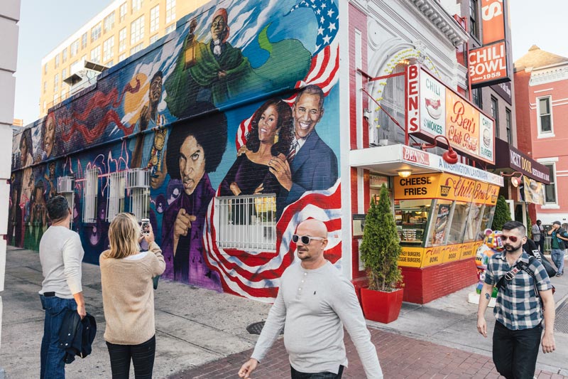 U Street Mural at Ben's Chili Bowl - Street Art and Murals in Washington, DC