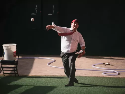 Unique meeting breaks in Washington, DC - Meeting and event at Nationals Park bullpen