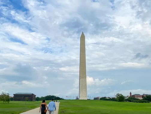 couple on the national monument